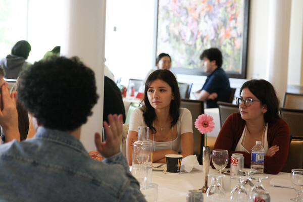 Students at the retreat