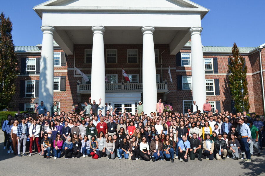 Group shot of the students from the retreat