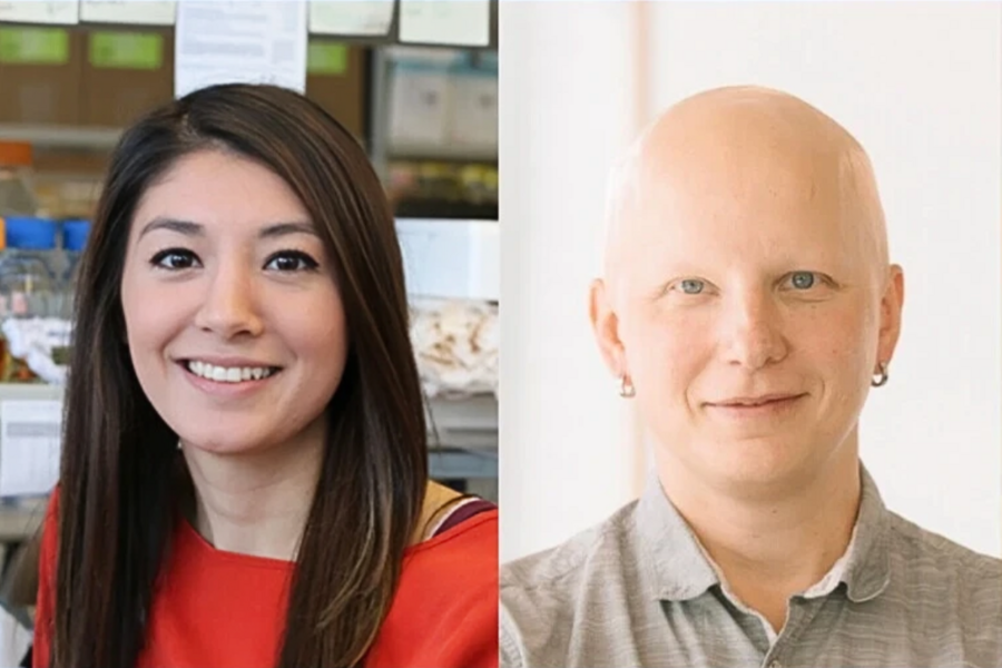 Postdoctoral Fellow Jessica Lacoste and Associate Professor Mikko Taipale