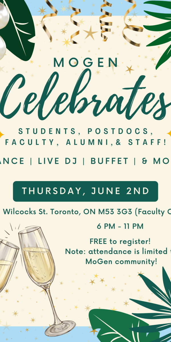 poster for the wine and cheese event with champagne glasses and party deco