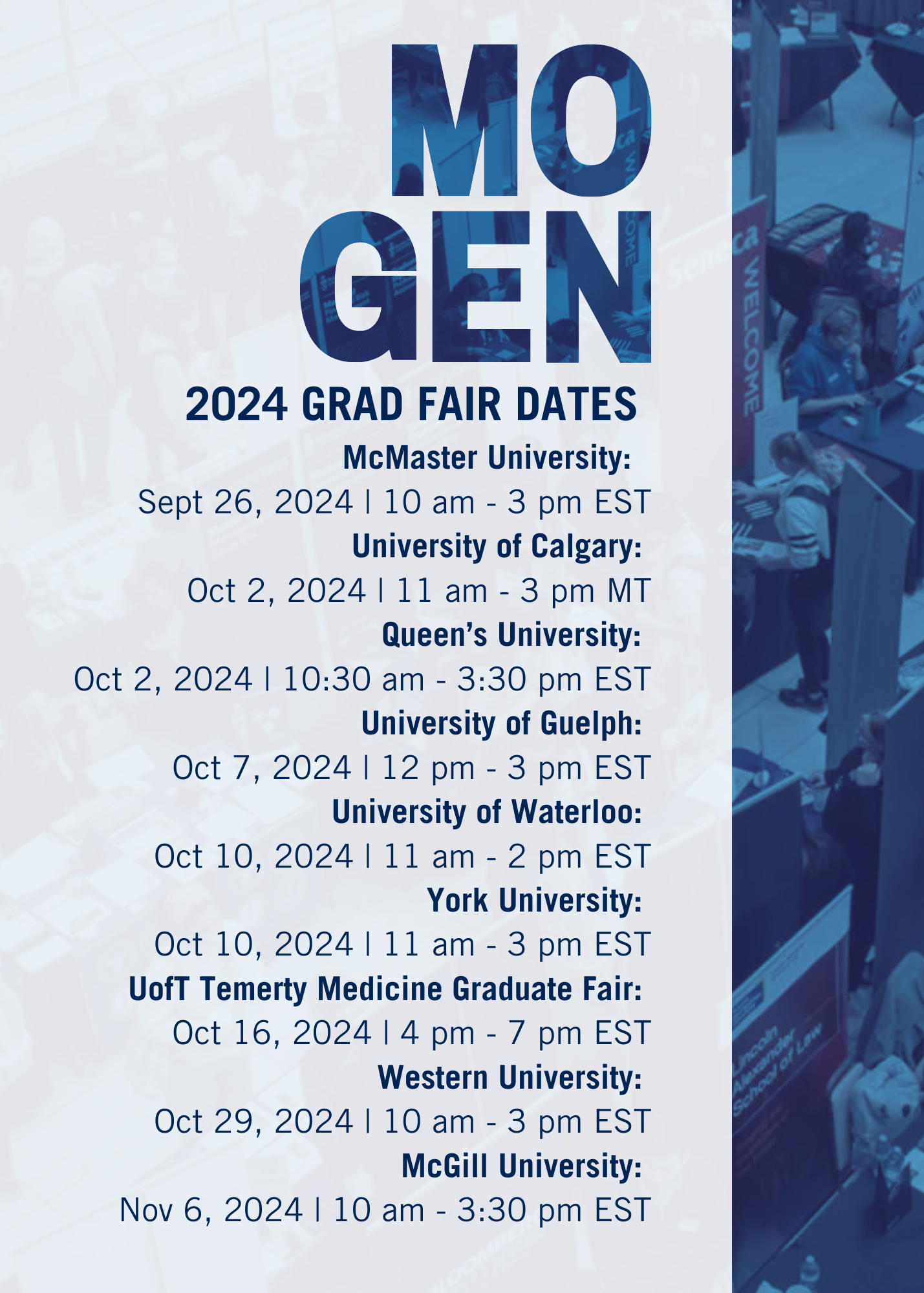 Grad Fairs - Molecular Genetics Department, Temerty Medicine